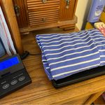 Coral Bay  Nautical Theme Shirt Top Blue White Stripes Women’s Size XL Photo 10