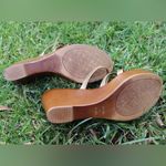 Italian Shoemakers  Women's Bronze-Tone Metallic Strappy Wedge Sandal Sz 10 Photo 4