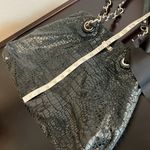 Kate Spade  Black Patent Leather Croc Pattern Shoulder Bag Satchel Tote EUC Photo 13