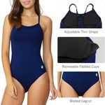 Baleaf  Athletic Training Adjustable Strap Swimsuit Navy UPF 50+ Small NWT #2212 Photo 1