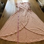 Caution to the Wind Dress Size Small Boho Wrap Peasant Cottagecore Stretchy Photo 3