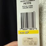 Alex Evenings NWT  Elegant Black Chiffon Pants Size Medium Petite Photo 7