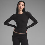 SKIMS  Cotton Rib Long Sleeve T-Shirt XS Photo 0