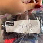 Pete & Greta Johnny Was Keisha Velvet Silk Blend Rust Red Orange Crewneck Top XS Photo 6