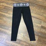 PINK - Victoria's Secret  Yoga Holiday Snowflake Sequin Foldover Leggings Medium Y2K Photo 3