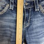 Rock Revival  Jeans Womens 27 Blue Mid Rise Skinny Priscilla Rhinestone Denim Photo 5