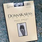 Donna Karan Vintage NOS 90s  black sheer control top pantyhose, size small Photo 0