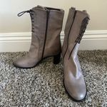 AGL Attilio Giusti Leombruni Leather Ankle Lace Up Boot Sz 8( 39 EU ) NEW Gray Photo 3