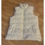 Time & Tru Puffer Vest Size Small White Photo 0