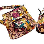 Vera Bradley  Set Y2K crossbody bag and Wristlet in the "Plum Crazy" pattern Photo 0