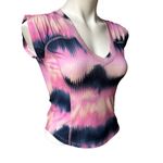 Free People NWT,  True North Printed Tee, Sz XS Photo 8