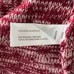 Madison Lilly Marled Womens Chunky Tunic Sweater Large Casual Loungewear Boho Red Photo 8