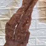 WAYF  peach nude lace‎ bodysuit women’s size medium nwot Photo 4