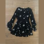 Free People  jasmine embroidered floral bell sleeve mini dress Photo 2