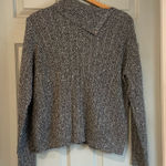 Valerie Stevens  Women's XL Charcoal Turtleneck Cable Knit 100% Cotton Sweater Photo 0