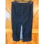 Belle Vere  Denim Maxi Skirt Black Size Large (5848) Photo 3
