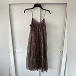 Urban Outfitters  Brown Ecote Alora Tiered Dress • Size Small Photo 6