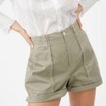 Rebecca Taylor NWT LA VIE Stretch Herringbone Utility Shorts Size 28 Photo 0