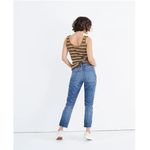 Madewell High Rise Slim Cropped Raw Hem The Boyjean Dark Wash Jeans 32 Photo 1