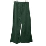 Big Bud Press Bell Bottom Pants Women’s Size Small Green Cotton Retro Flare Wide Photo 4