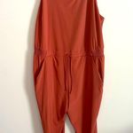 All In Motion  Orange Women Jumpsuit Size XL Pockets Elastic Waist Asymmetric Hem Photo 0