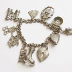 Vintage Silver Tone Charm Bracelet Ballerina,‎ Ice Skating, Car Charms Womens Photo 0