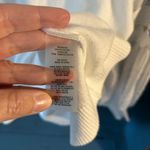 Sioni Milano White Lace Sleeve Pullover Women's Sweater | Size 1X Photo 4