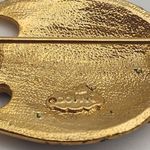 Vintage Giovanni Striped Fish Brooch Green Photo 4