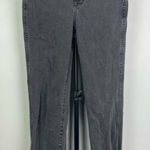 Madewell Washed Gray Stovepipe Raw Hem Cropped Jeans Photo 0