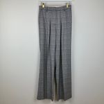 ATM Wide Leg Pants High Waist Pleated Gray Preppy Academia Office Womens US 2 Photo 2