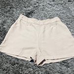 Leith  High Waist Cream Shorts Photo 7