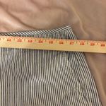 Dockers  Women's High Waist Striped Shorts - Black and White Photo 3