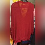 Free People NWOT  We The Free Chickadee Cardigan - Syrah red maroon - XS Photo 6