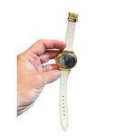 Collezio Gold Analog Watch With Rhinestone Bezel & Leather Strap Photo 4