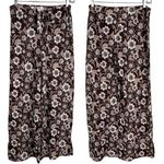 Disney Swim Coverup Palazzo Pants Brown Tan Hidden Mickey 8 Semi Sheer Photo 0