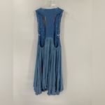 Free People  Kissed By The Waves Mini Dress Medium Blue‎ size medium Photo 7