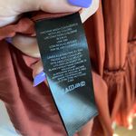 Anthropologie By size 4 burnt orange Esther tiered ruffle hem halter midi dress Photo 10