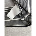 EXPRESS  Women's Blouse Short Sleeve Striped Square Neck Size Large Puff sleeve Photo 6