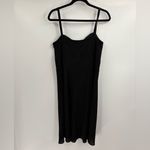 Ann Taylor  vintage y2k 2000s 90s classic edgy boho black silk slip dress size 8 Photo 10