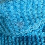 We The Free Womens Westend Thermal Pullover Sweater Blue Oversized Photo 5