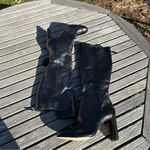 Schutz  Women's‎ knee high black leather boots size 9 Photo 6