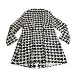 Kate Spade Houndstooth A-Line Button Up Coat Size S Holidays Preppy Classic Photo 1