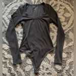 American Eagle Grey long sleeve Bodysuit☁️ Photo 1