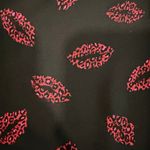 Torrid  Black Lips Georgette Bow Tie Neck Pullover Blouse Size 2X Photo 9