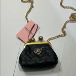 Juicy Couture Black Mini Bag with Gold Chain Photo 2