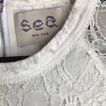 SEA New York White Lace Long Sleeve Dress Size 0 Photo 3