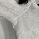 Crochet White Crop Top, Cover Up / Size S Photo 9