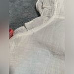 Very J NWT  cotton blouse white large Photo 7