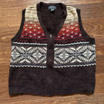 Lane Bryant Multicolor Knit Zip-Up Sweater Vest Photo 0