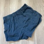 Mother The Triple Running Mate Cotton Shorts Blue (Small) Photo 5